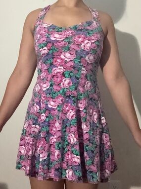Y2K Rampage fit-and-flare skater mini dress 1990s
